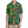 Tucan Print Camp Shirt