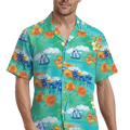 Cocktail Print Camp Shirt