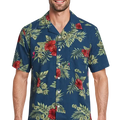 Floral Print Camp Shirt