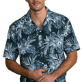Indigo Print Camp Shirt