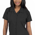 Womens Solid Camp Shirt
