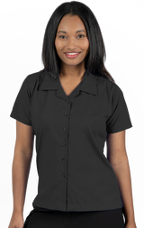 Womens Solid Camp Shirt